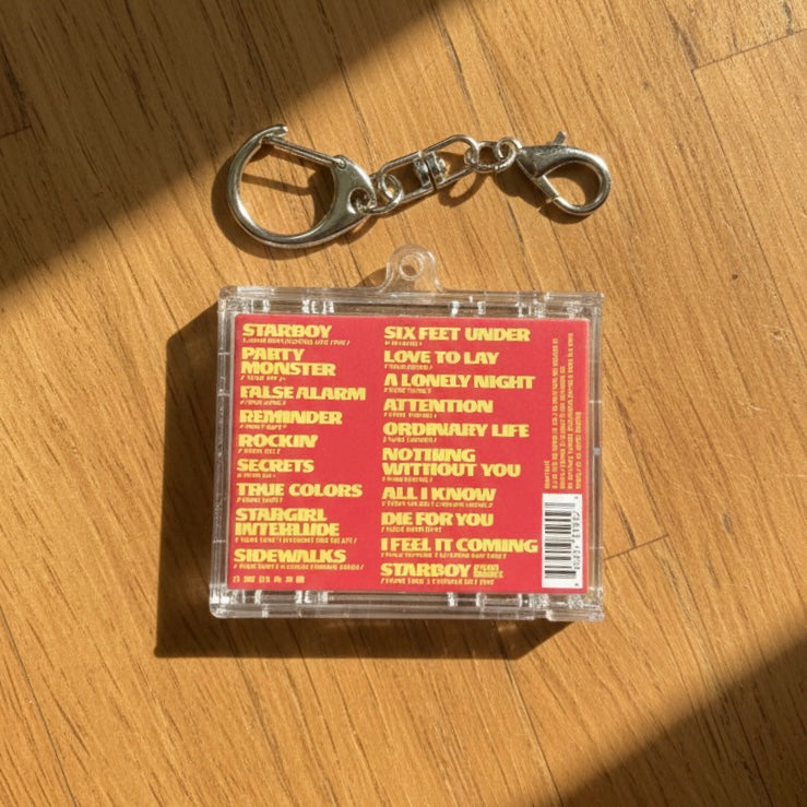 Starboy Mini Album Keychain