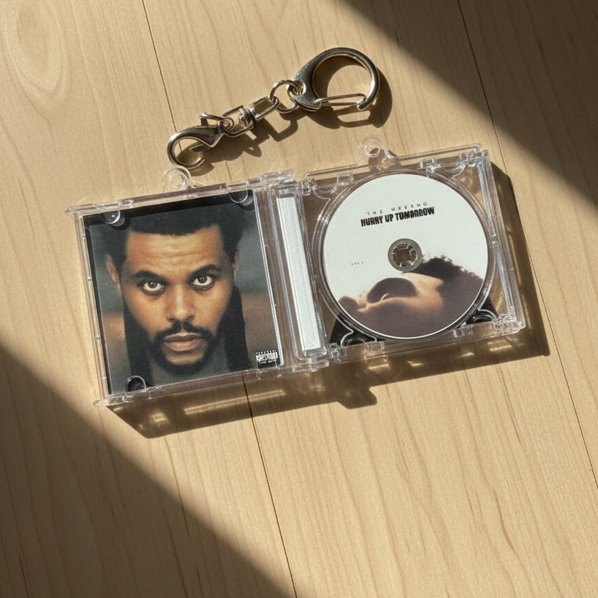 Hurry Up Tomorrow Mini Album Keychain