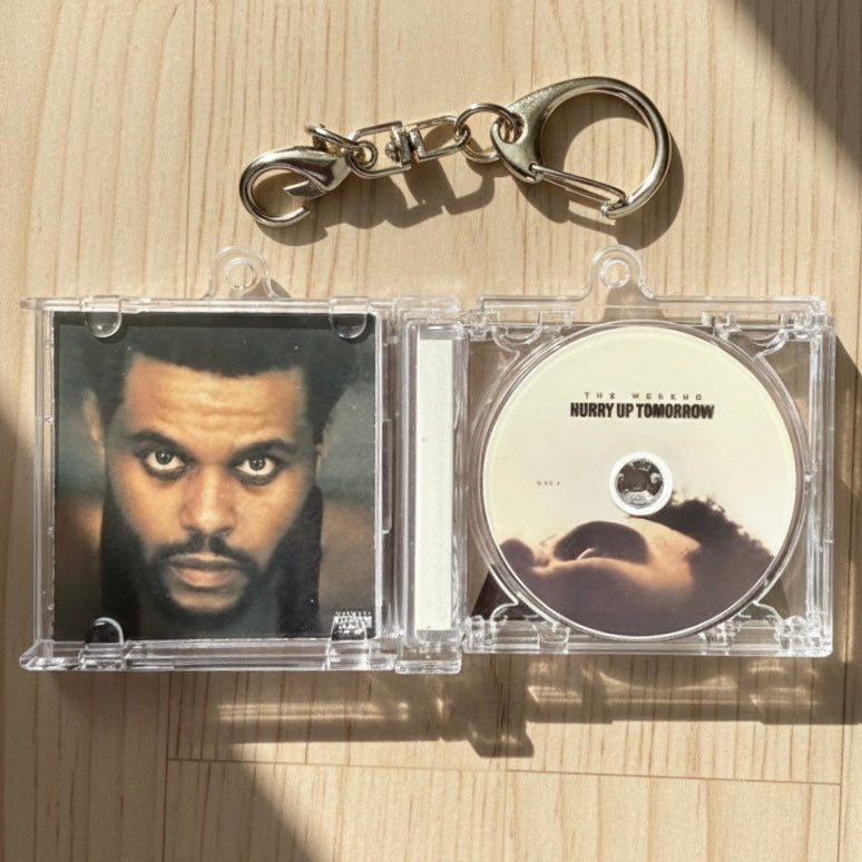Hurry Up Tomorrow Mini Album Keychain