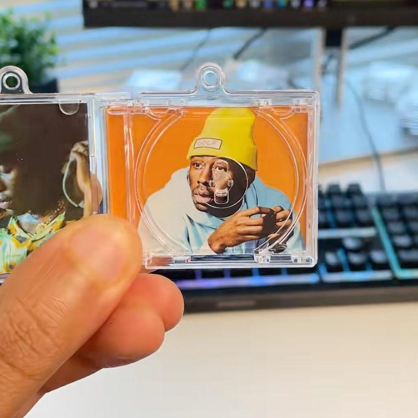 Flower Boy Mini Album Keychain